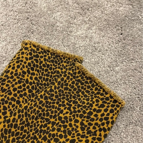 Current/Elliott leopard print mid rise skinny jeans - Picture 5 of 6